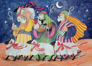 Three Shepherds by Lisa Graa Jensen